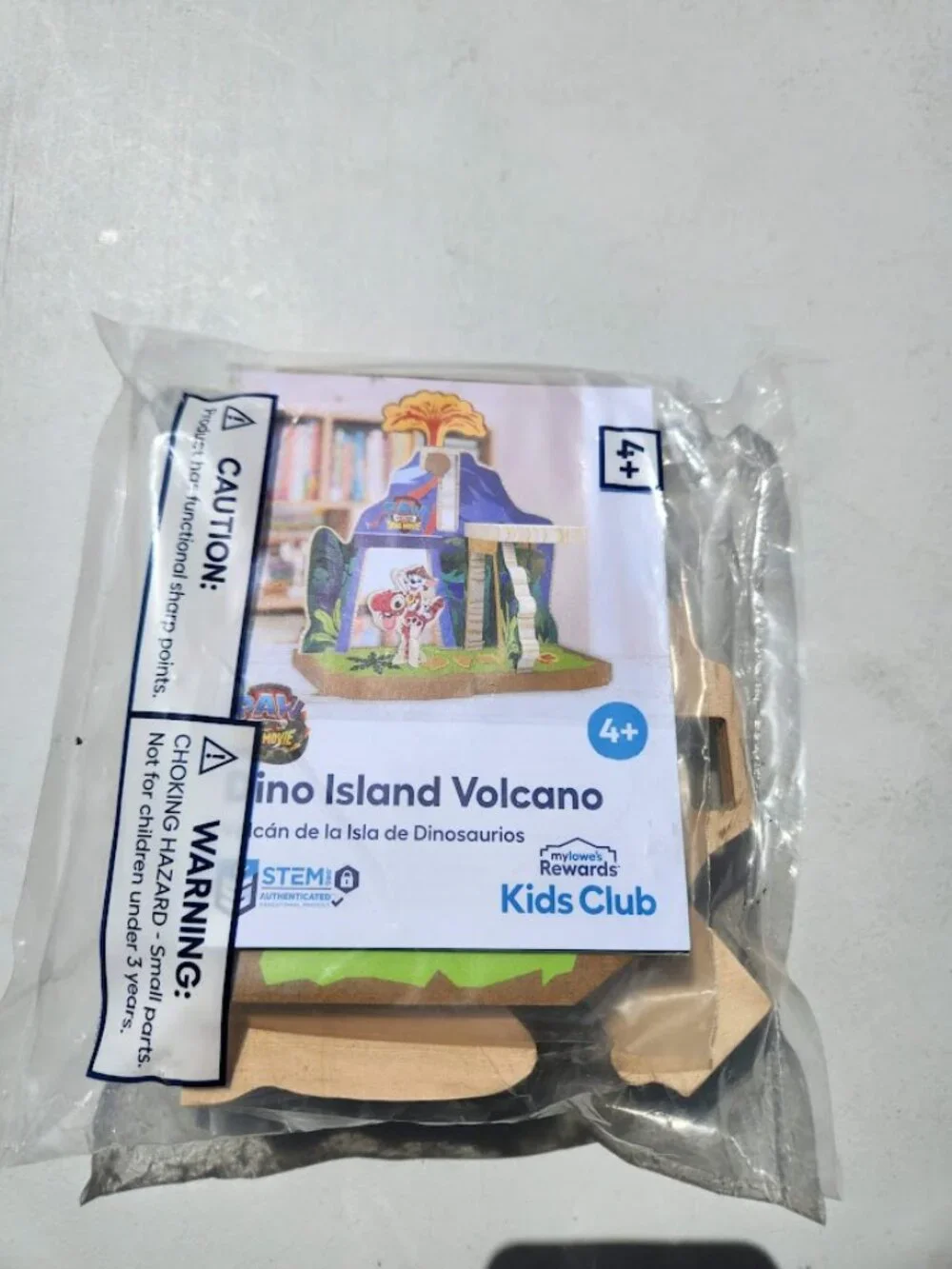 New Lowe's Paw Patrol Dino Island Volcano DIY Kids Workshop Kit August 2026